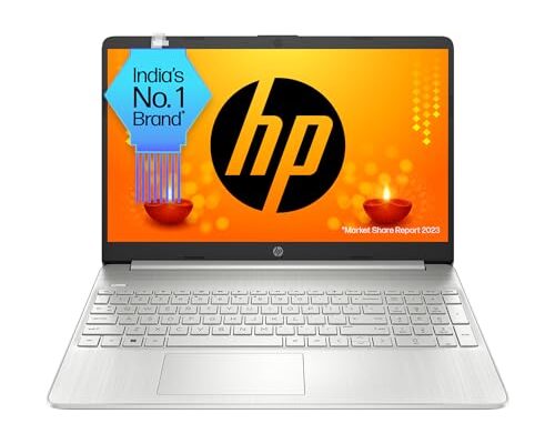 HP Laptop 15, 12th Gen i5-1235U, 15.6-inch (39.6 cm), FHD, Anti-Glare, 8GB DDR4, 512GB SSD, Intel Iris Xᶱ Graphics, Backlit Keyboard, Dual Speakers, (Win 11, MSO 2021, Silver, 1.69 kg), 15s-fy5007TU