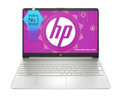 HP Laptop 15s, AMD Ryzen 7 5700U, 15.6-inch (39.6 cm), FHD, 16GB DDR4, 512GB SSD, AMD Radeon Graphics, Backlit KB, Thin & Light, Dual Speakers (Win 11, MSO 2021, Silver, 1.69 kg), ey2001AU