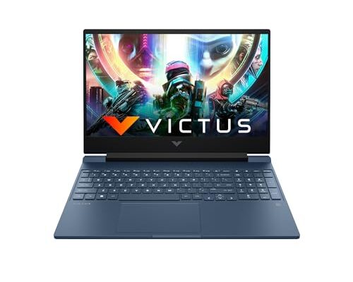 HP Victus Gaming Laptop, 12th Gen Intel Core i5-12450H, NVIDIA RTX 3050 GPU, 15.6-inch (39.6 cm), FHD, IPS, 144Hz, 9 ms Response time, 16GB DDR4, 512GB SSD, Backlit KB (MSO, Blue, 2.29 kg) fa0666TX