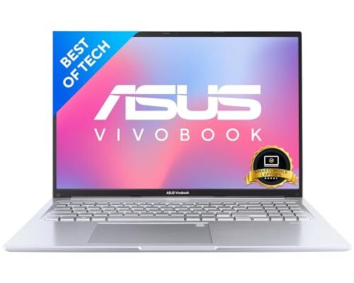 ASUS [SmartChoice] Vivobook 16X (2022), 16.0-inch (40.64 cms) FHD+ 16:10, AMD Ryzen 5 5600H, Thin and Laptop (8GB/512GB SSD/Integrated Graphics/Windows 11/Office 2021/Silver/1.80 kg), M1603QA-MB501WS