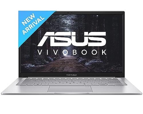 ASUS Vivobook 14, IntelCore i3-1215U 12th Gen, 14" (35.56 cm) FHD, Thin and Light Laptop (8 GB RAM/512GB SSD/Win11/Office 2021/Fingerprint/42WHr /Silver/1.40 kg), X1404ZA-NK322WS