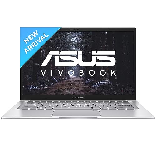 ASUS Vivobook 14, IntelCore i3-1215U 12th Gen, 14" (35.56 cm) FHD, Thin and Light Laptop (8 GB RAM/512GB SSD/Win11/Office 2021/Fingerprint/42WHr /Silver/1.40 kg), X1404ZA-NK322WS