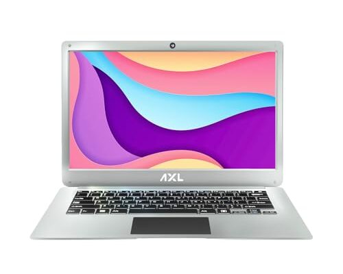 AXL VayuBook Laptop 14.1 Inch FHD IPS Display (4GB Ram,128GB SSD) 1920 * 1080 Resolution | HD Gemini Lake N4020 | Windows 11 Home | UHD Graphics 600 (Cloud Silver)