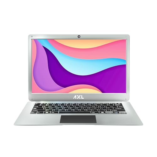 AXL VayuBook Laptop 14.1 Inch FHD IPS Display (4GB Ram,128GB SSD) 1920 * 1080 Resolution | HD Gemini Lake N4020 | Windows 11 Home | UHD Graphics 600 (Cloud Silver)