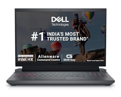 Dell G15 5530 Gaming Laptop, 13th Gen Intel i5-13450HX/16GB/1TB SSD/NVIDIA RTX 3050, 6 GB GDDR6/15.6" (39.62cm) FHD 120Hz 250 nits/Backlit KB RGB/Dark Shadow Grey/Win 11+MSO'21/15 Month McAfee/2.65kg