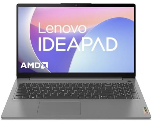 Lenovo IdeaPad Slim 3 AMD Ryzen 7 5700U 15.6" FHD Thin & Light Laptop (16GB/512GB SSD/Windows 11/Office 2021/Arctic Grey/1.65Kg), 82KU024JIN