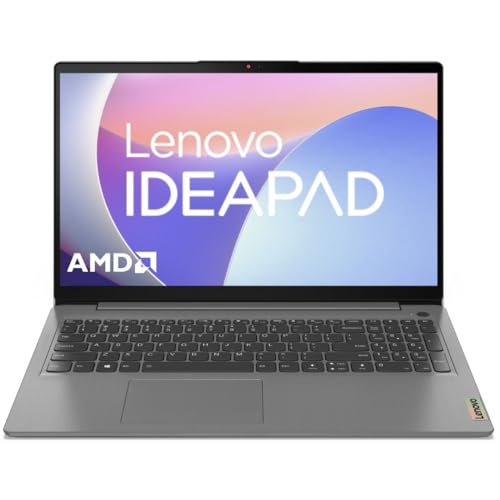 Lenovo IdeaPad Slim 3 AMD Ryzen 7 5700U 15.6" FHD Thin & Light Laptop (16GB/512GB SSD/Windows 11/Office 2021/Arctic Grey/1.65Kg), 82KU024JIN