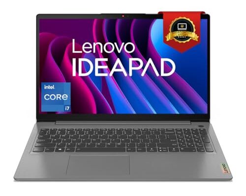 Lenovo IdeaPad Slim 3 Intel Core i7 11th Gen 15.6" (39.62cm) FHD Laptop (16GB/512GB SSD/Win 11/Office 2021/1 Year Warranty/Arctic Grey/1.65Kg), 82H803LPIN
