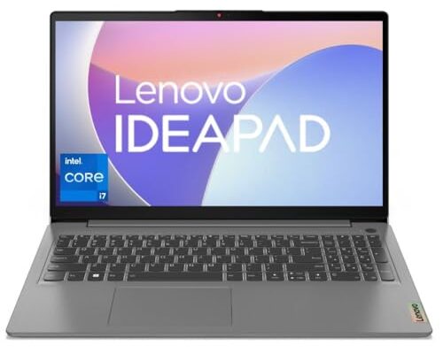 Lenovo IdeaPad Slim 3 Intel Core i7 12th Gen 15.6 inch (39.62cm) FHD Thin & Light Laptop (16GB/512GB SSD/Windows 11/Office 2021/3months Game Pass/Arctic Grey/1.63Kg), 82RK011EIN
