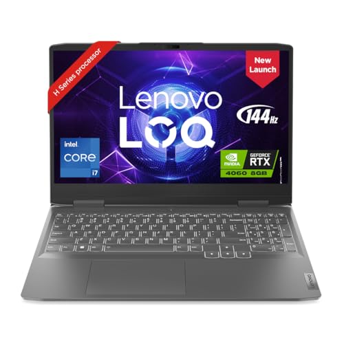 Lenovo LOQ Intel Core i7-13620H 15.6" (39.6cm) FHD IPS 144Hz 350Nits Gaming Laptop (16GB/512GB SSD/Win 11/NVDIA RTX 4060 8GB/3 Month Game Pass/Office 2021/Storm Grey/2.4Kg), 82XV00BRIN