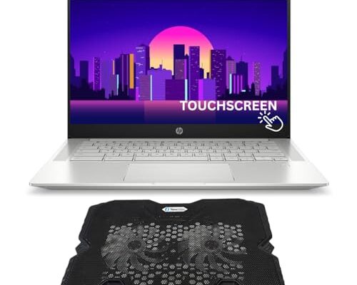 (Refurbished) HP C640 10th Gen Intel Core i5 Thin & Light Touchscreen FHD Laptop (8 GB DDR4 RAM | 64 GB eMMC | 14" (35.6 cm) FHD | Windows 11 | Laptop Cooling Pad)