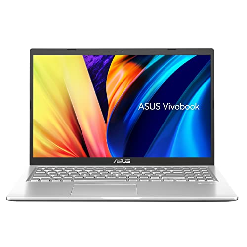 ASUS VivoBook 15, Intel Core i3-1115G4 11th Gen, 15.6" (39.62 cm) FHD, Thin and Light Laptop (8GB/512 SSD/Windows 11/Office 2021/FP Sensor/Transparent Silver/1.8 kg), X1500EA-EJ3379WS