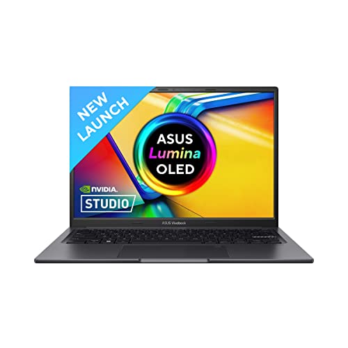 ASUS Creator Series Vivobook 14X OLED (2023), Intel Core i7-12650H 12th Gen, 14" (35.56 cm) 2.8K 90Hz OLED, Laptop (16GB/1TB/4GB RTX 2050/Win11/Office 2021/FP/Black/1.4 kg), K3405ZFB-KM751WS