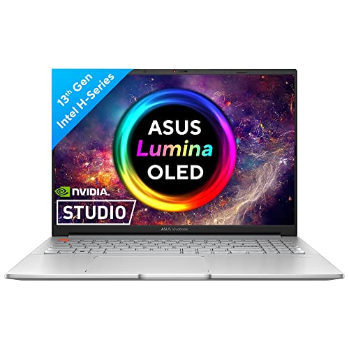 ASUS Creator Series Vivobook Pro 16 OLED 2023, Intel Core i9-13900H 13th Gen, 16.0-inch 3.2K 120Hz, Laptop (16GB/1TB SSD/NVIDIA GeForce RTX 4050 /Win11/FP/96WHr/Silver/1.90 kg),K6602VU-LZ952WS