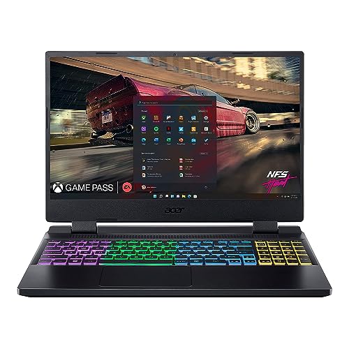 Acer Nitro 5 12th Gen Intel Core i5 Gaming Laptop with 39.62 cm (15.6") FHD IPS Display (Windows 11 Home/16 GB RAM/512 GB SSD/RTX 3050 Graphics/144 Hz/RGB Backlit), AN515-58, 2.5 KG