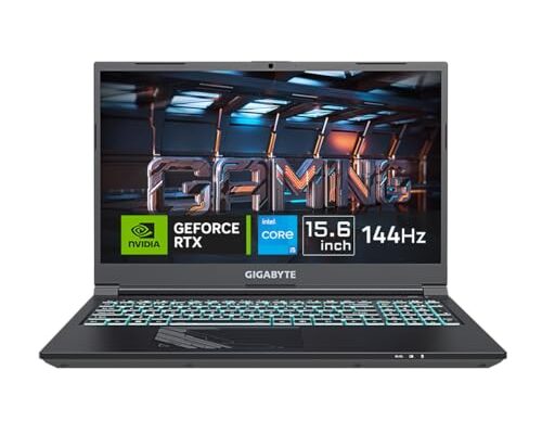 GIGABYTE G5 MF-G2IN313SH Gaming Laptop Intel Core i7 12th Gen 12650H - (16 GB/512 GB SSD/Windows 11 Home/6 GB Graphics/NVIDIA GeForce RTX 4050) (15 inch, Black, 2.08 Kg)