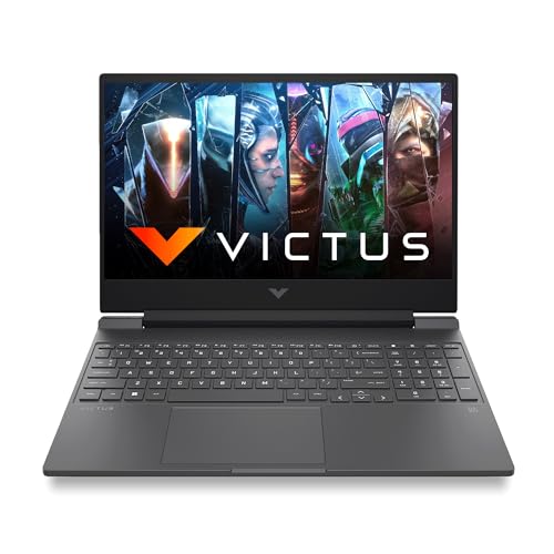 HP Victus Gaming Laptop, AMD Ryzen 5 5600H, 4GB RTX 3050 GPU, 15.6-inch (39.6 cm), FHD, IPS, 144Hz, 8GB DDR4, 512GB SSD, Backlit KB, B&O, 9ms Response time (MSO, Silver, 2.37 kg), fb0050AX
