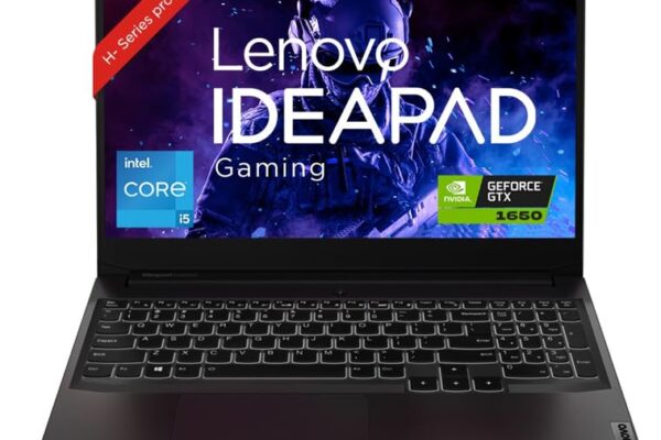 Lenovo IdeaPad Gaming 3 Intel Core i5-11320H 15.6" (39.62cm) FHD IPS 120Hz Gaming Laptop (16GB/512GB SSD/Win 11/Office 2021/NVIDIA GTX 1650 4GB/Alexa/3 Month Game Pass/Shadow Black/2.25Kg), 82K101LJIN