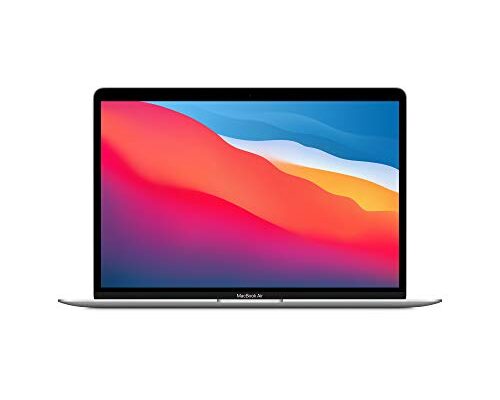 Apple MacBook Air Laptop M1 chip, 13.3-inch/33.74 cm Retina Display, 8GB RAM, 256GB SSD Storage, Backlit Keyboard, FaceTime HD Camera, Touch ID. Works with iPhone/iPad; Silver