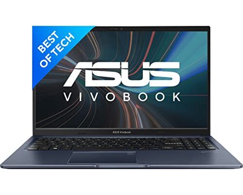 ASUS Vivobook 15, Intel Core i5-12500H 12th Gen, 15.6" (39.62 cm) FHD, Thin and Light Laptop (16GB/512GB/Win11/Office 2021/Blue/1.7 kg), X1502ZA-EJ541WS