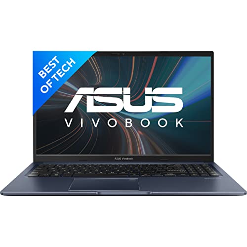 ASUS Vivobook 15, Intel Core i5-12500H 12th Gen, 15.6" (39.62 cm) FHD, Thin and Light Laptop (16GB/512GB/Win11/Office 2021/Blue/1.7 kg), X1502ZA-EJ541WS