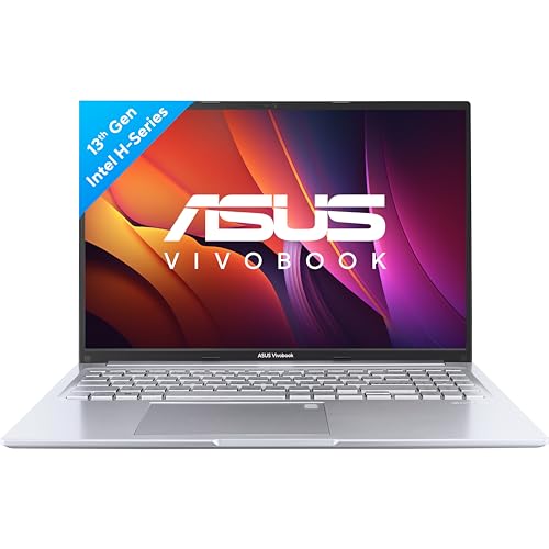 ASUS Vivobook 16 (2023), Intel Core i9-13900H 13th Gen, 16" (40.64 cm) FHD+, Thin & Light Laptop (16GB/512GB SSD/Intel Iris Xe/Win 11/Office 2021/Backlit KB/Fingerprint/Silver/1.88 kg) X1605VA-MB946WS