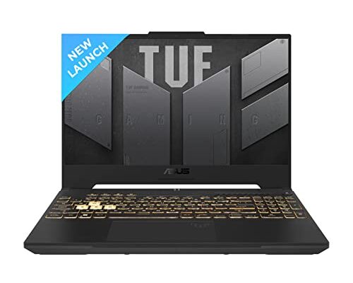 ASUS TUF Gaming F15 (2023) 90WHr Battery, Intel Core i7-12700H 12th Gen, 15.6" FHD 144Hz, 8GB RTX 4060, Gaming Laptop (16GB/512GB SSD/Windows 11//1-Zone RGB/Gray/2.20 Kg), FX507ZV-LP094W