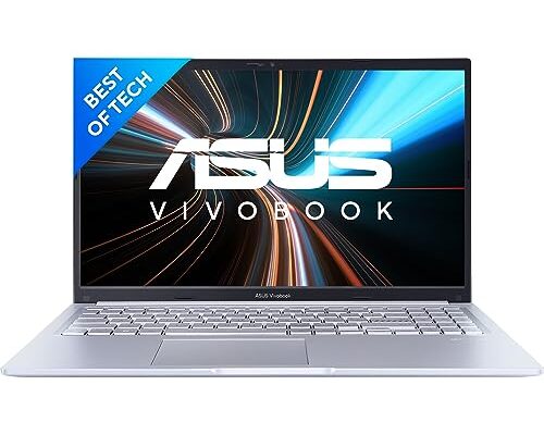 ASUS Vivobook 15, Intel Core i5-12500H 12th Gen, 15.6" (39.62 cm) FHD, Thin and Light Laptop (16GB/512GB/Win11/Office 2021/Silver/1.7 kg), X1502ZA-EJ542WS