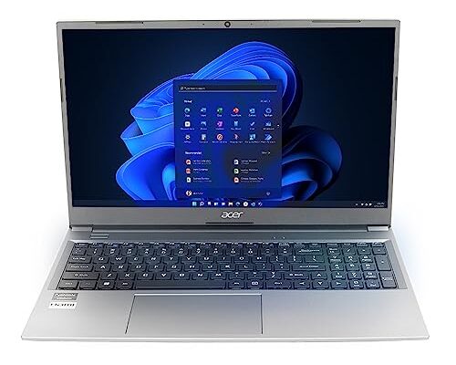 Acer Aspire Lite AMD Ryzen 5 5500U Premium Thin and Light Laptop (16 GB RAM/1 TB SSD/Windows 11 Home) AL15-41, 39.62 cm (15.6") Full HD Display, Metal Body, Steel Gray, 1.59 KG