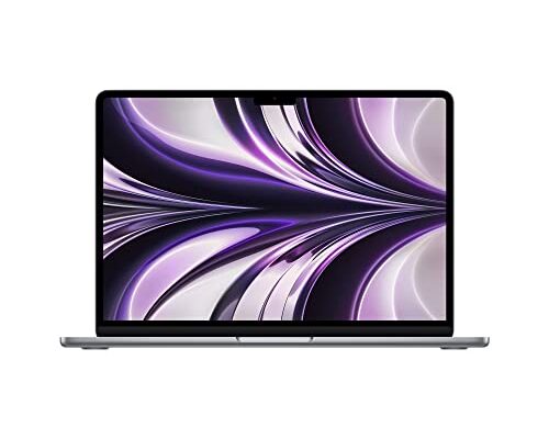 Apple 2022 MacBook Air Laptop with M2 chip: 34.46 cm (13.6-inch) Liquid Retina Display, 8GB RAM, 256GB SSD Storage, Backlit Keyboard, 1080p FaceTime HD Camera. Works with iPhone/iPad; Space Grey