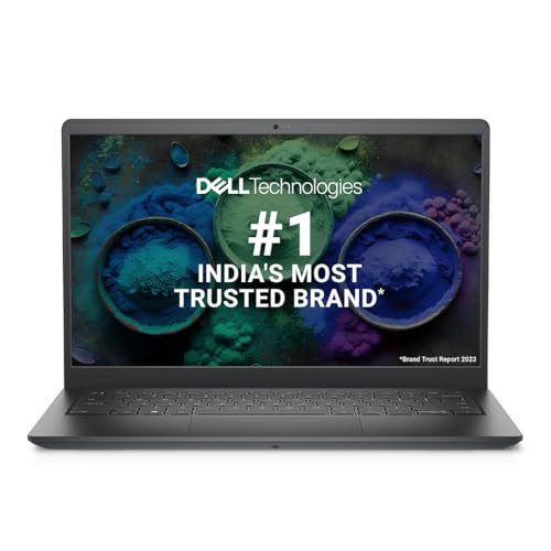 Dell 14 Laptop, AMD Ryzen 5-5500U/ 8GB- 2 DIMM Slots (Expandable to 16GB)/ 512GB/ 14.0" (35.56cm) FHD Display 250 Nits/Windows 11 + MSO'21/15 Month McAfee/AMD Radeon Graphics/Black/Thin & Light-1.48kg