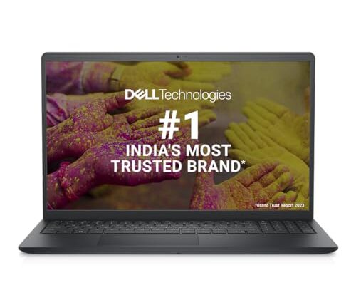 Dell Inspiron 3520 Laptop,12th Gen Intel Core i3-1215, Windows 11 + MSO'21, McAfee 15 Months, 8GB, 512GB SSD, 15.6" (39.62Cms) 3 Sided Narrow Border Design with 120Hz FHD Display, Black, 1.65Kgs