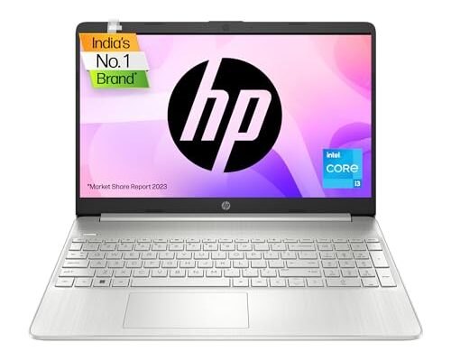 HP Laptop 15s, 12th Gen Intel Core i3-1215U, 15.6-inch (39.6 cm), FHD, 8GB DDR4, 1TB SSD, Intel UHD Graphics, Thin & Light, Dual Speakers (Win 11, MSO 2021, Silver, 1.69 kg), fy5005TU