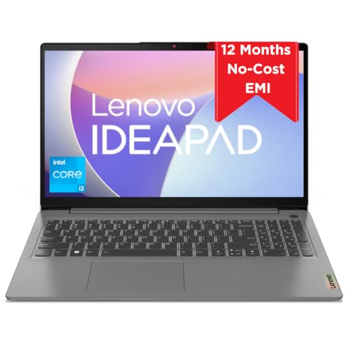 Lenovo IdeaPad Slim 3 Intel Core i3 12th Gen 15.6"(39.62cm) FHD Laptop (8GB/512GB SSD/Win 11/Office 2021/2Yr Warranty/Alexa Built in/3 Month Game Pass/Blue/1.63Kg), 82RK007JIN with 12Month No-Cost EMI