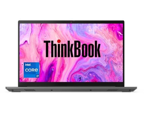 Lenovo ThinkBook 15 Intel 12th Gen Core i7 15.6" (39.62cm) FHD 250 nits Antiglare Thin and Light Laptop (16GB/512GB SSD/Windows 11 Home/MS Office H&S 2021/Backlit/Mineral Grey/1.7 Kg), 21DJA04NIH