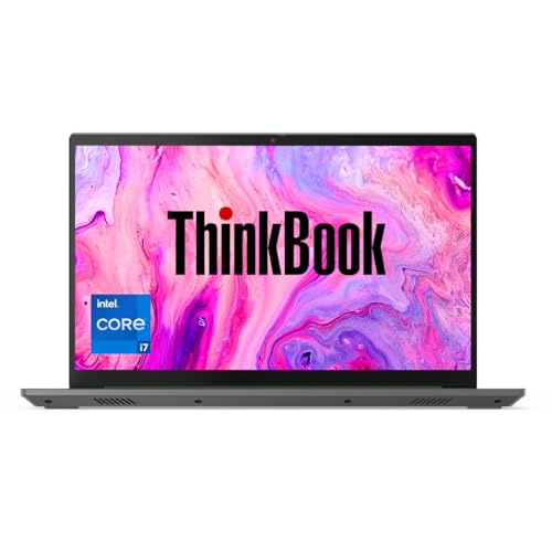 Lenovo ThinkBook 15 Intel 12th Gen Core i7 15.6" (39.62cm) FHD 250 nits Antiglare Thin and Light Laptop (16GB/512GB SSD/Windows 11 Home/MS Office H&S 2021/Backlit/Mineral Grey/1.7 Kg), 21DJA04NIH