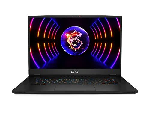 MSI Titan GT77 HX, Intel 13th Gen. i9-13980HX, 44CM FHD 144Hz Mini LED, HDR 1000 Gaming Laptop (64GB/4TB NVMe SSD/Windows 11 Home/Nvidia GeForce RTX4090, 16GB GDDR6/Core Black/3.3Kg), 13VI-092IN