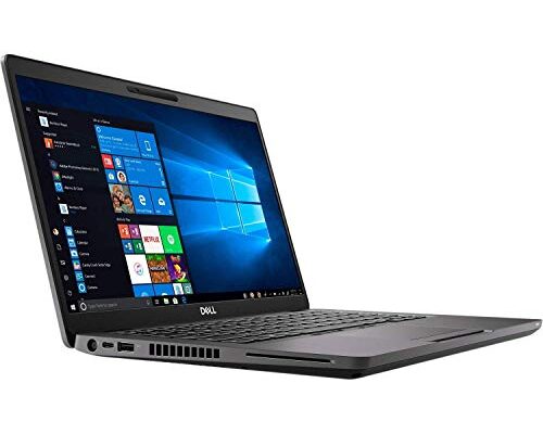 (Renewed) DELL Latitude 5490 Core i5 8th Gen Laptop, 16 GB RAM, 512GB SSD, Intel HD Graphics, 14 inch (36.83 cms) HD Screen, Windows 11 (Upgraded), MS Office, Black, Slim