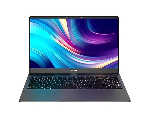 TECNO MEGABOOK T1, Intel Core 11th Gen i3 Processor (8GB RAM/ 512GB SSD Storage), 15.6-Inch (39.62 CM) Eye Comfort disply, (14.8mm Ultra Slim/ 70 Wh Large Battery/Windows 11/ Space Grey / 1.56 Kg)