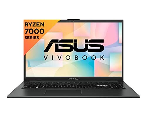 ASUS Vivobook Go 15 (2023), AMD Ryzen 5 7520U, 15.6" (39.62 cm) FHD, Thin & Light Laptop (16GB/512GB SSD/Windows 11/Office 2021/Alexa Built-in/Mixed Black/1.63 kg), E1504FA-NJ542WS