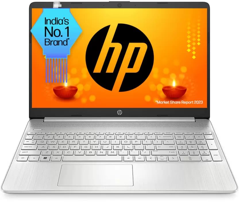 HP 2023 Ryzen 3 Dual Core 3250U - (8 GB/512 GB SSD/Windows 11 Home) 15s- eq1580AU Thin and Light Laptop (15.6 Inch, Natural Silver, 1.69 Kg, with MS Office)