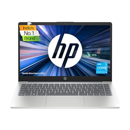 HP Laptop 14, 13th Gen Intel Core i3-1315U, 14-inch (35.6 cm), FHD, 8GB DDR4, 512GB SSD, Intel UHD Graphics, FHD Camera w/Privacy Shutter, Thin & Light (Win 11, MSO 2021, Blue, 1.4 kg), gr0000TU