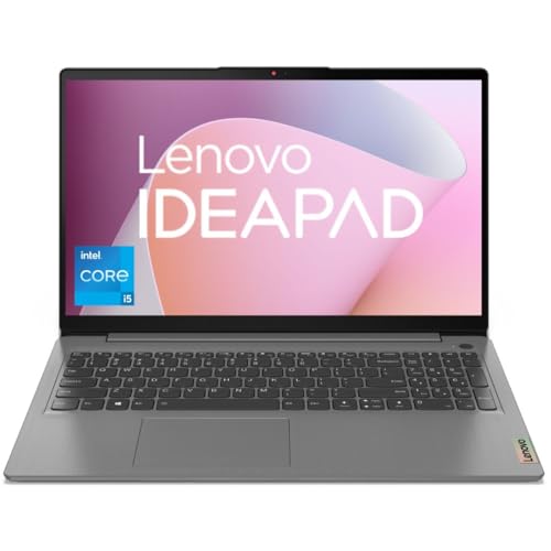 Lenovo IdeaPad Slim 3 Intel Core i5-1155G7 15.6" FHD Thin & Light Laptop (8GB/512GB SSD/Windows 11/Office 2021/Arctic Grey/1.65Kg), 82H803HQIN